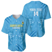 Custom Saint Lucia Cricket Baseball Jersey Go Champions Beinspired