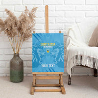 Custom Saint Lucia Cricket Canvas Wall Art Go Champions Beinspired