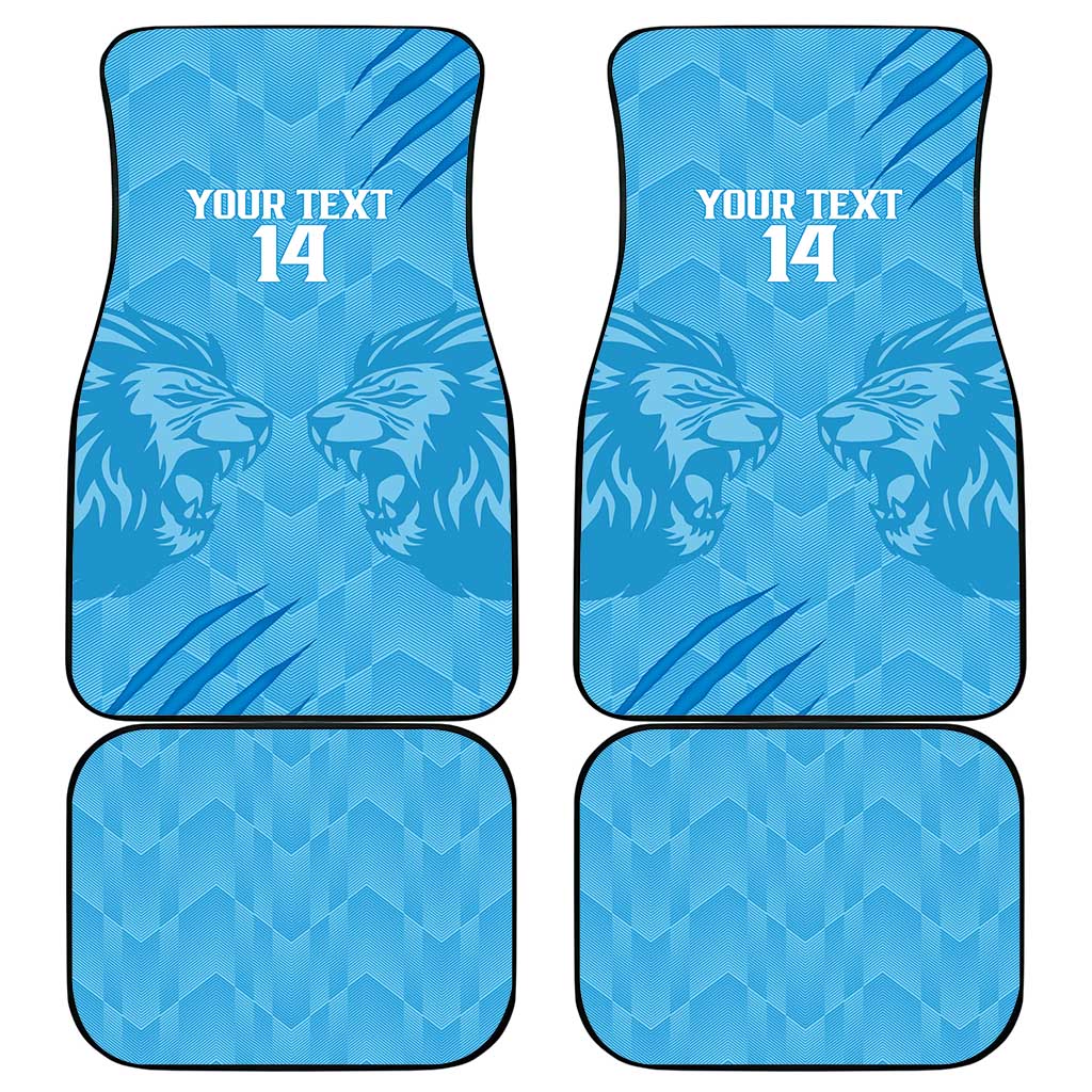 Custom Saint Lucia Cricket Car Mats Go Champions Beinspired