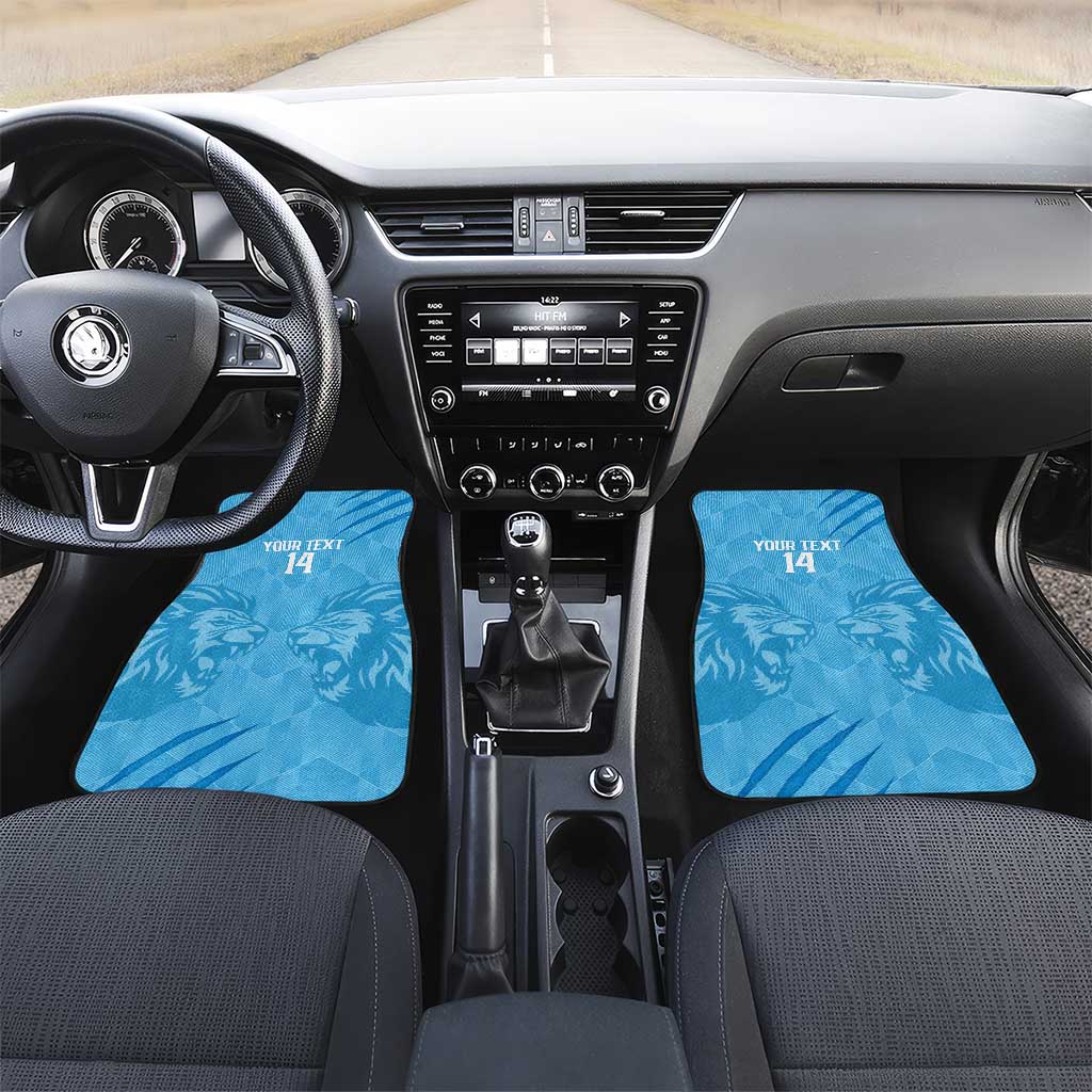 Custom Saint Lucia Cricket Car Mats Go Champions Beinspired