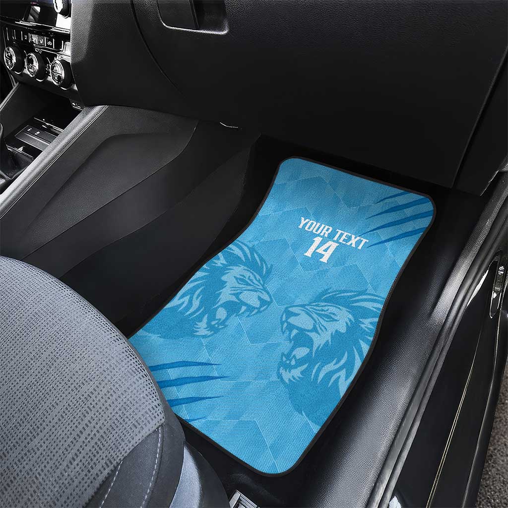 Custom Saint Lucia Cricket Car Mats Go Champions Beinspired
