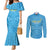 Custom Saint Lucia Cricket Couples Matching Mermaid Dress and Long Sleeve Button Shirt Go Champions Beinspired