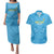 Custom Saint Lucia Cricket Couples Matching Puletasi and Hawaiian Shirt Go Champions Beinspired