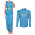 Custom Saint Lucia Cricket Couples Matching Tank Maxi Dress and Long Sleeve Button Shirt Go Champions Beinspired