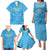 Custom Saint Lucia Cricket Family Matching Puletasi and Hawaiian Shirt Go Champions Beinspired