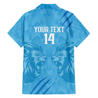 Custom Saint Lucia Cricket Family Matching Puletasi and Hawaiian Shirt Go Champions Beinspired