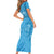 Custom Saint Lucia Cricket Family Matching Short Sleeve Bodycon Dress and Hawaiian Shirt Go Champions Beinspired