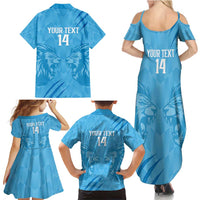Custom Saint Lucia Cricket Family Matching Summer Maxi Dress and Hawaiian Shirt Go Champions Beinspired