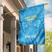 Custom Saint Lucia Cricket Garden Flag Go Champions Beinspired