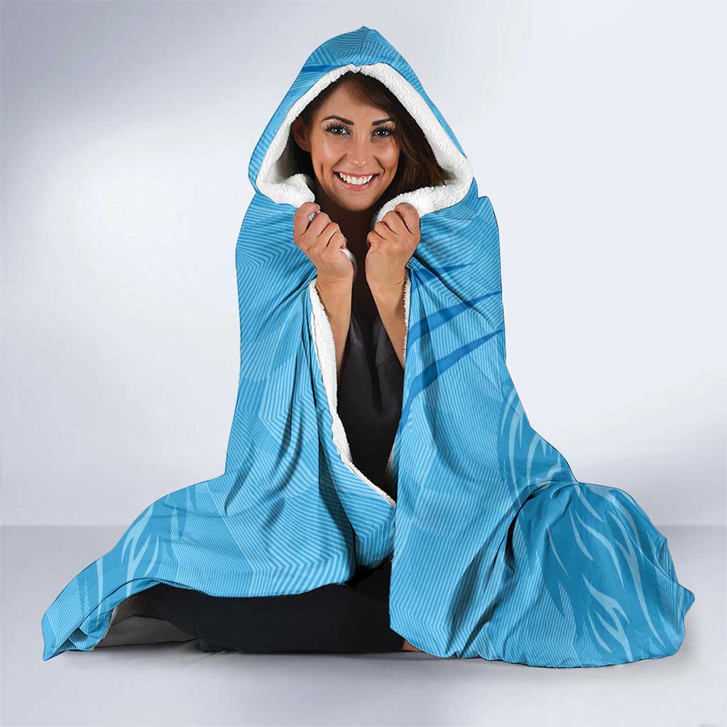 Custom Saint Lucia Cricket Hooded Blanket Go Champions Beinspired