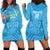Custom Saint Lucia Cricket Hoodie Dress Go Champions Beinspired