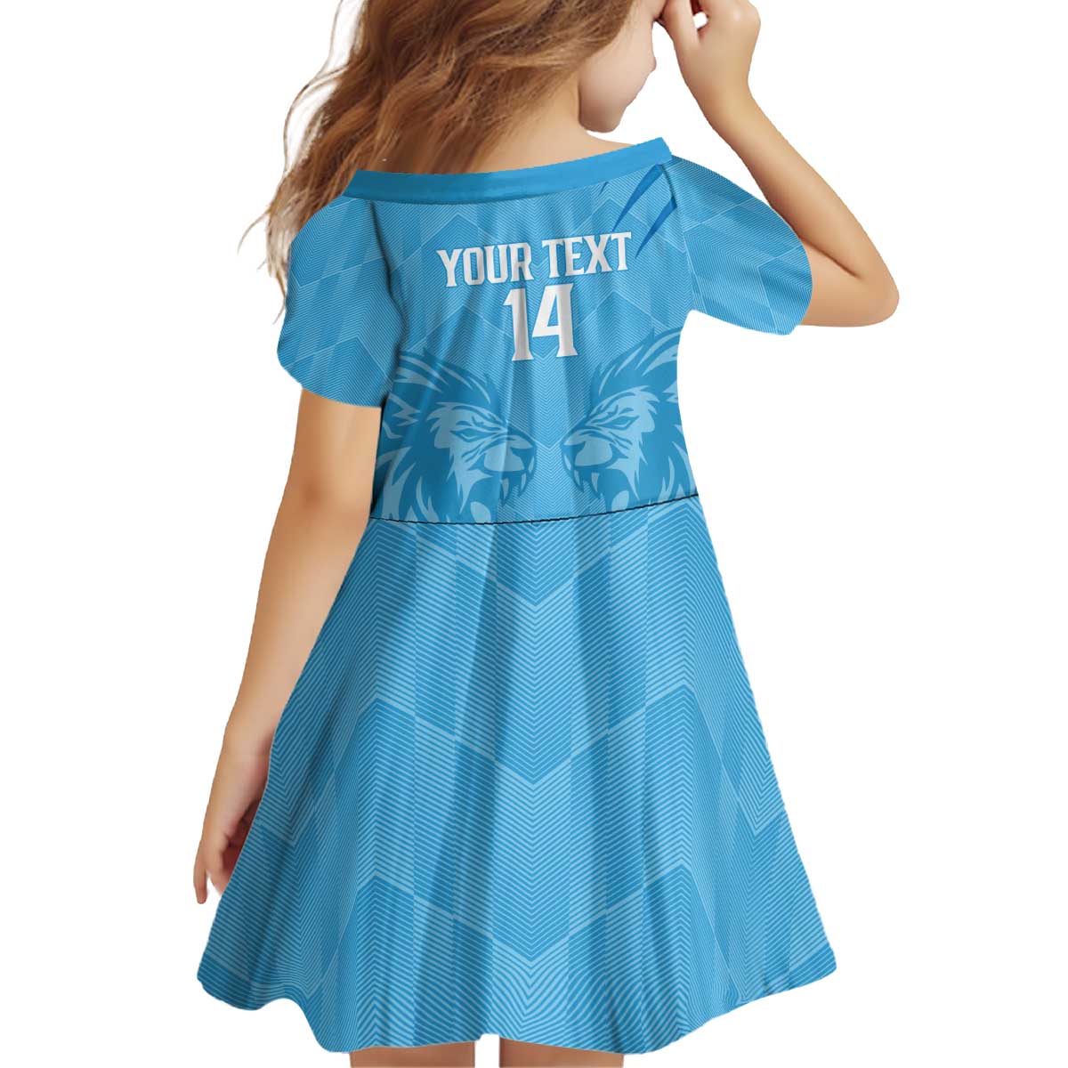 Custom Saint Lucia Cricket Kid Short Sleeve Dress Go Champions Beinspired