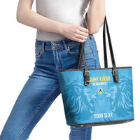 Custom Saint Lucia Cricket Leather Tote Bag Go Champions Beinspired