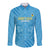 Custom Saint Lucia Cricket Long Sleeve Button Shirt Go Champions Beinspired
