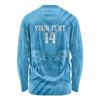 Custom Saint Lucia Cricket Long Sleeve Shirt Go Champions Beinspired