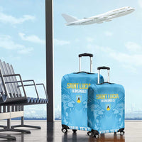 Custom Saint Lucia Cricket Luggage Cover Go Champions Beinspired
