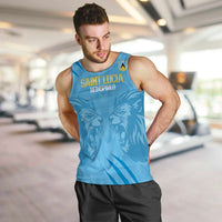 Custom Saint Lucia Cricket Men Tank Top Go Champions Beinspired