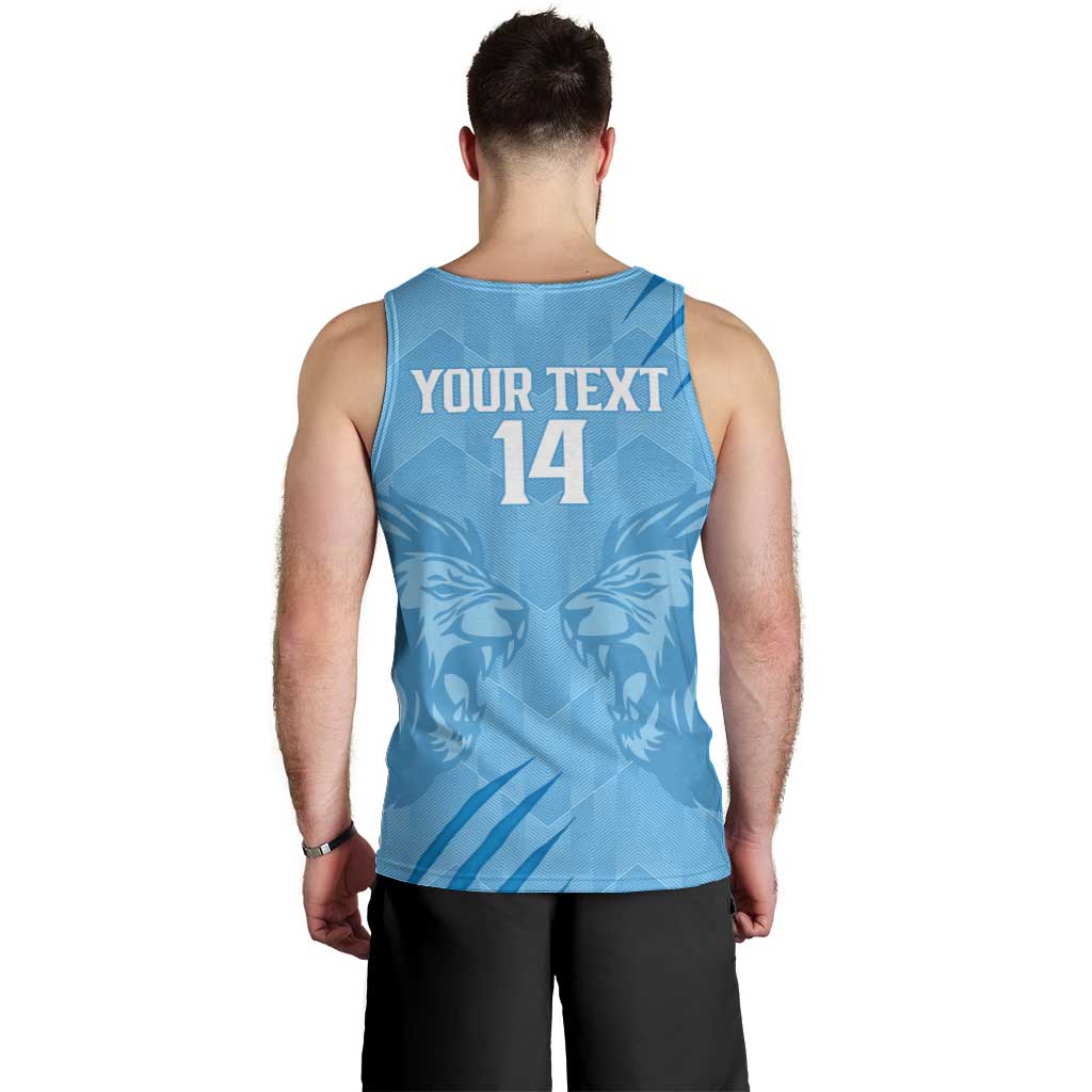 Custom Saint Lucia Cricket Men Tank Top Go Champions Beinspired