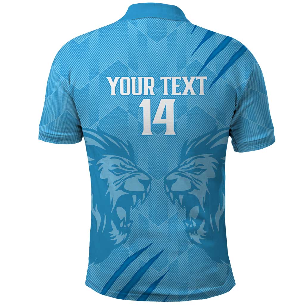 Custom Saint Lucia Cricket Polo Shirt Go Champions Beinspired