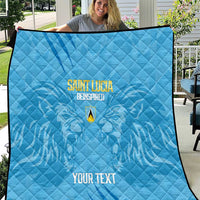 Custom Saint Lucia Cricket Quilt Go Champions Beinspired