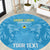 Custom Saint Lucia Cricket Round Carpet Go Champions Beinspired