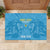 Custom Saint Lucia Cricket Rubber Doormat Go Champions Beinspired