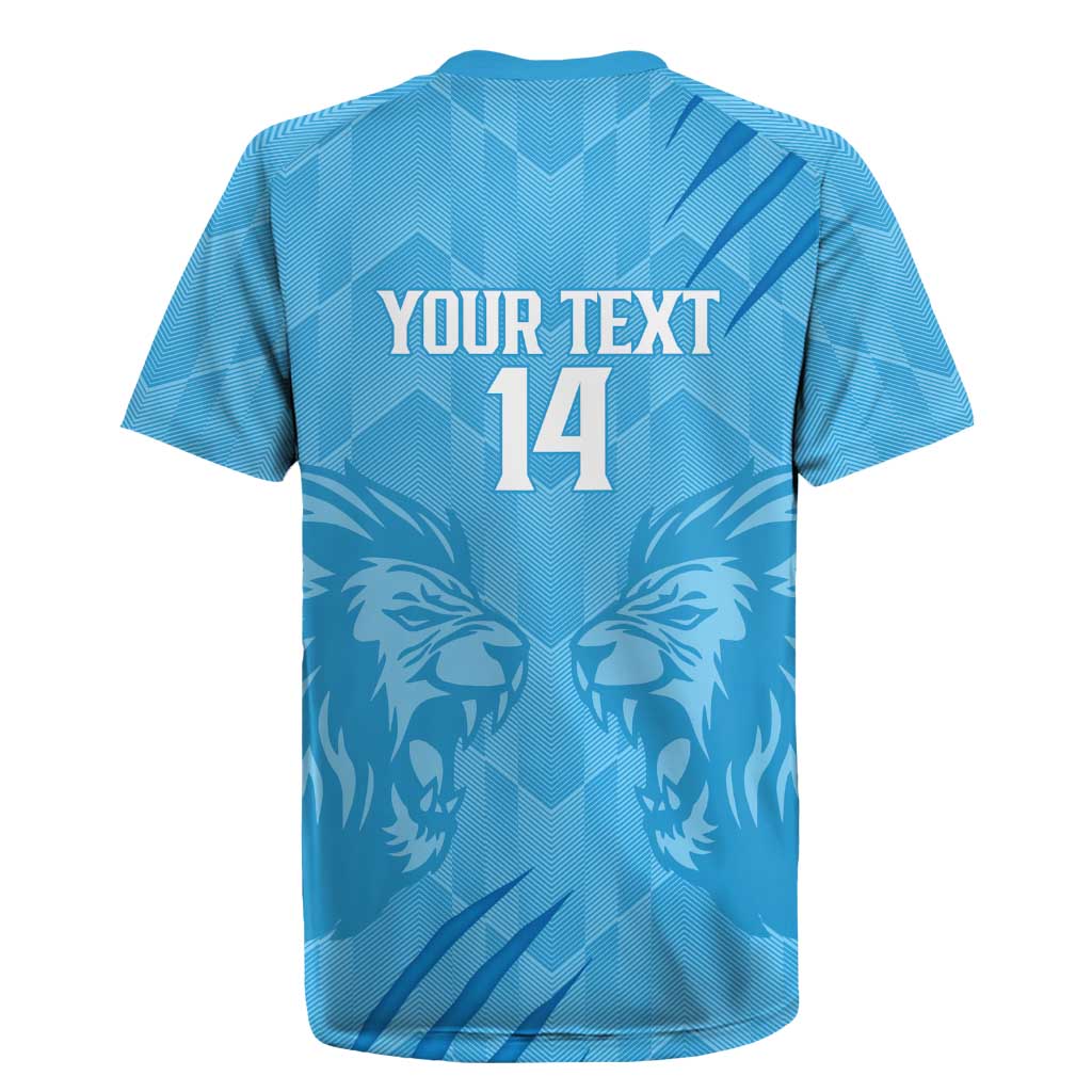 Custom Saint Lucia Cricket Rugby Jersey Go Champions Beinspired