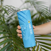 Custom Saint Lucia Cricket Skinny Tumbler Go Champions Beinspired