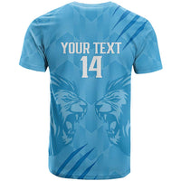 Custom Saint Lucia Cricket T Shirt Go Champions Beinspired