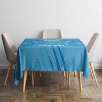 Custom Saint Lucia Cricket Tablecloth Go Champions Beinspired