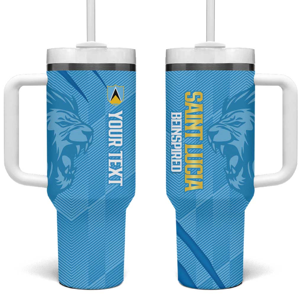 Custom Saint Lucia Cricket Tumbler With Handle Go Champions Beinspired