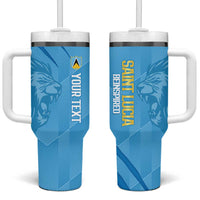 Custom Saint Lucia Cricket Tumbler With Handle Go Champions Beinspired