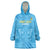 Custom Saint Lucia Cricket Wearable Blanket Hoodie Go Champions Beinspired