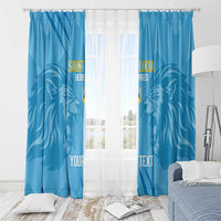Custom Saint Lucia Cricket Window Curtain Go Champions Beinspired