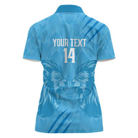 Custom Saint Lucia Cricket Women Polo Shirt Go Champions Beinspired