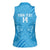 Custom Saint Lucia Cricket Women Sleeveless Polo Shirt Go Champions Beinspired