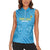 Custom Saint Lucia Cricket Women Sleeveless Polo Shirt Go Champions Beinspired
