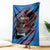 Custom Antigua and Barbuda Cricket Blanket Go Champions Falcons