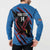 Custom Antigua and Barbuda Cricket Button Sweatshirt Go Champions Falcons