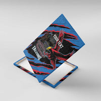 Custom Antigua and Barbuda Cricket Canvas Wall Art Go Champions Falcons