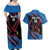 Custom Antigua and Barbuda Cricket Couples Matching Off Shoulder Maxi Dress and Hawaiian Shirt Go Champions Falcons