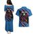 Custom Antigua and Barbuda Cricket Couples Matching Puletasi and Hawaiian Shirt Go Champions Falcons