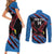 Custom Antigua and Barbuda Cricket Couples Matching Short Sleeve Bodycon Dress and Long Sleeve Button Shirt Go Champions Falcons