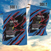 Custom Antigua and Barbuda Cricket Garden Flag Go Champions Falcons