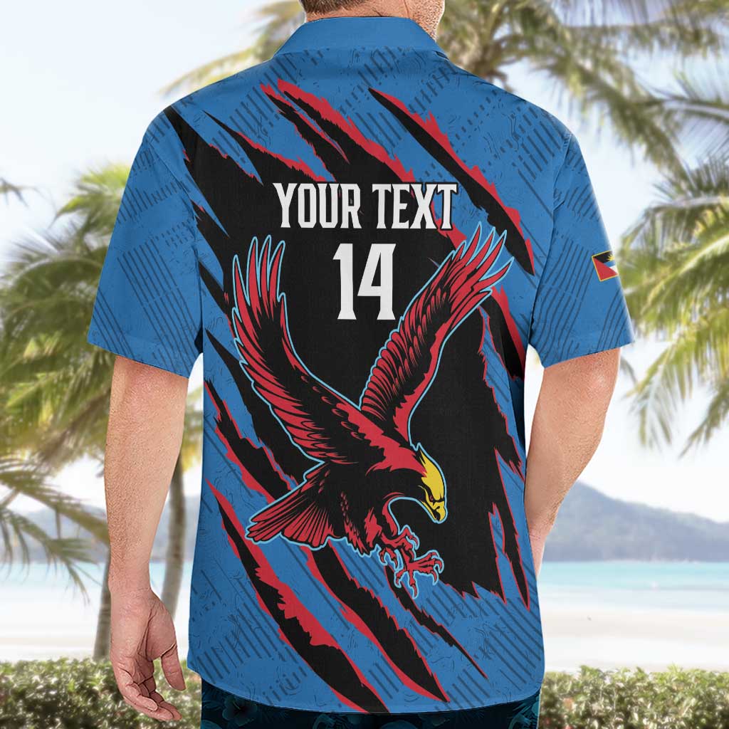 Custom Antigua and Barbuda Cricket Hawaiian Shirt Go Champions Falcons