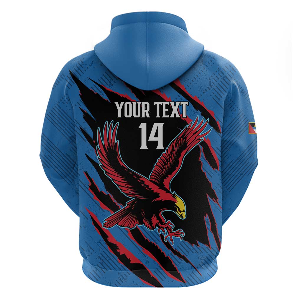 Custom Antigua and Barbuda Cricket Hoodie Go Champions Falcons