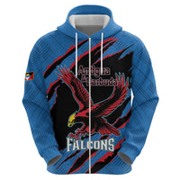 Custom Antigua and Barbuda Cricket Hoodie Go Champions Falcons