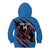 Custom Antigua and Barbuda Cricket Kid Hoodie Go Champions Falcons
