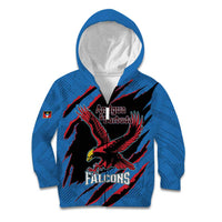 Custom Antigua and Barbuda Cricket Kid Hoodie Go Champions Falcons