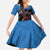 Custom Antigua and Barbuda Cricket Kid Short Sleeve Dress Go Champions Falcons